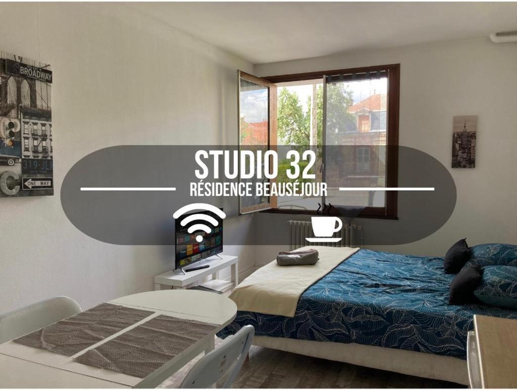 Studio 32 - Residence Beausejour - Fibre Wifi - Proche Centre Ville Troyes Luaran gambar